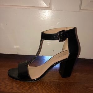 Nine Wear black strappy heels